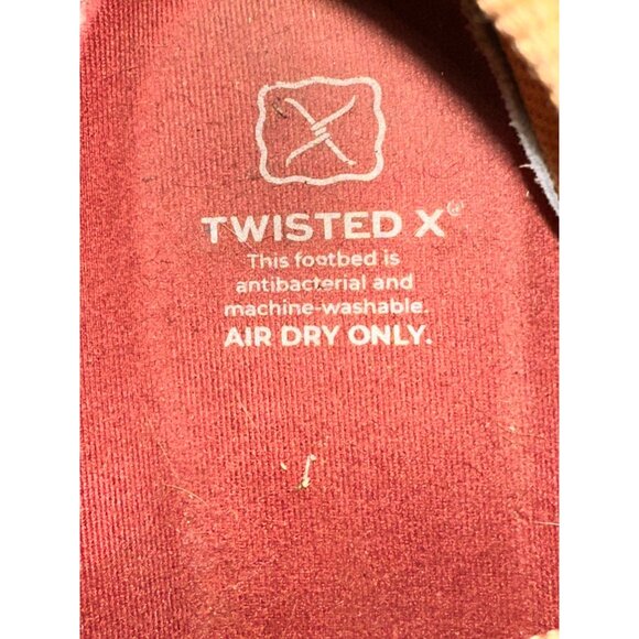 Twisted X Mens Brown Moccasin Shoes MDM0003 Leather Upper Size 8 - Picture 6 of 10